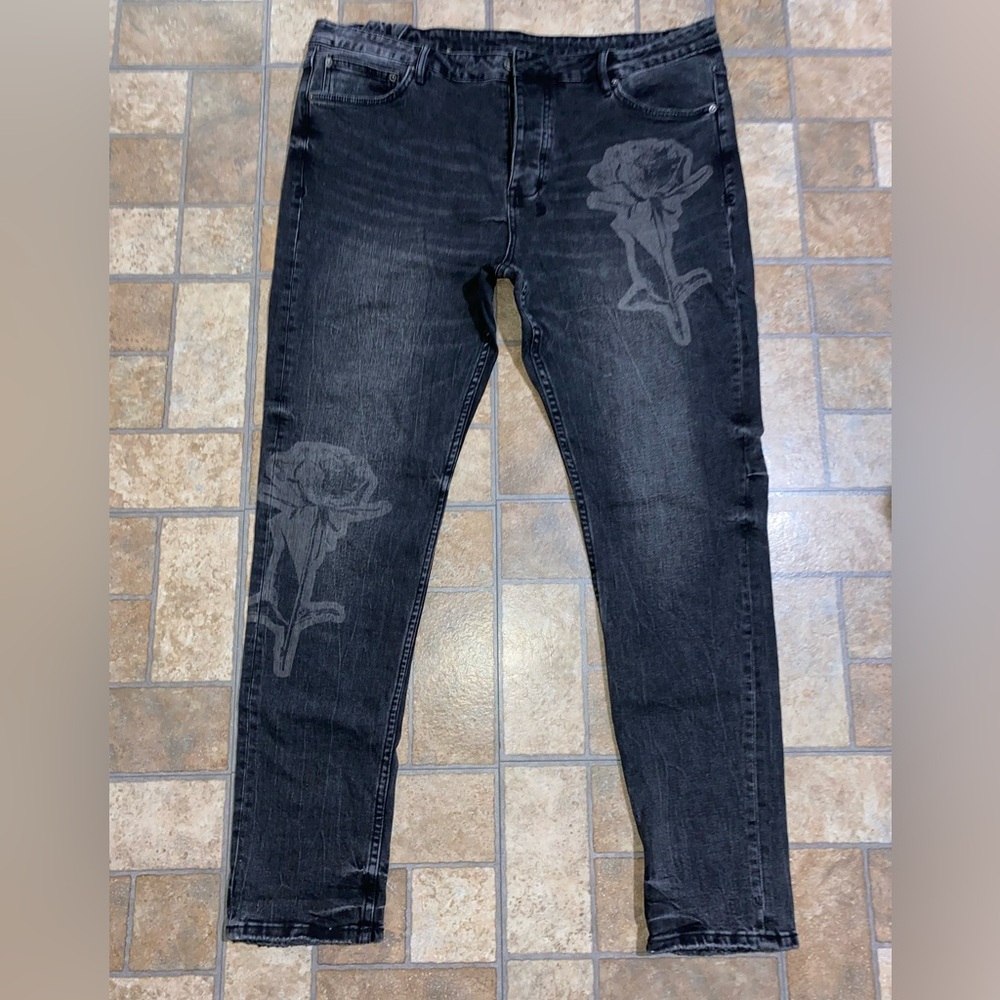 KSUBI Jeans “Flower Graphic”